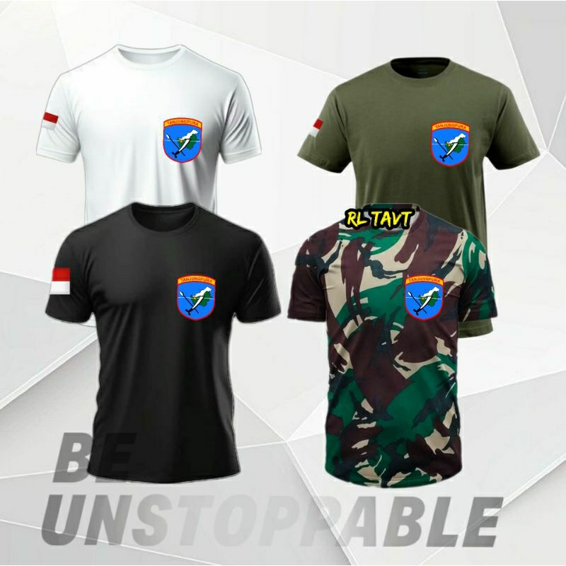 Kaos Kodam Tanjung Pura XII Loreng