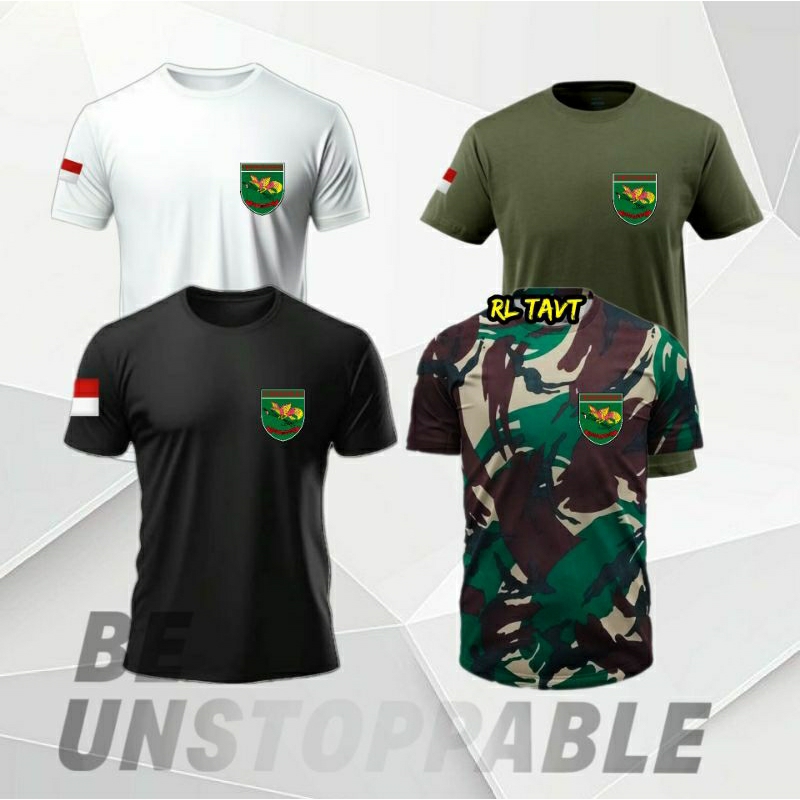Kaos Kodam Cendrawasih XVII Loreng