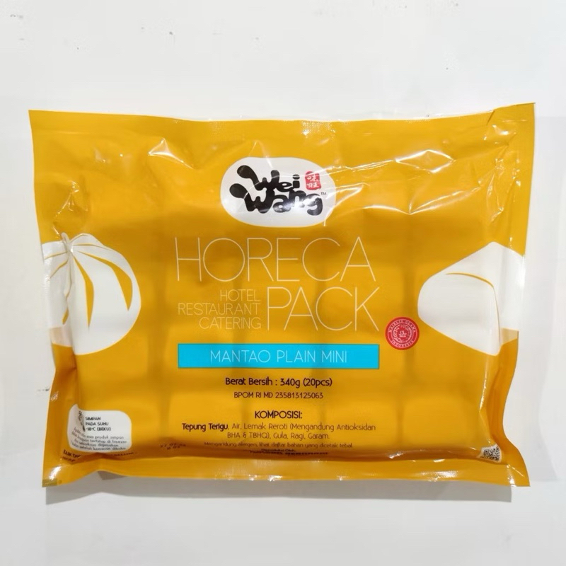 

Weiwang Horeca Mini Mantau Plain Isi 20pcs