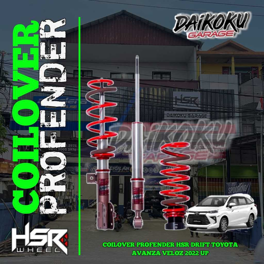 COILOVER PROFENDER HSR DRIFT TOYOTA AVANZA VELOZ 2022 UP