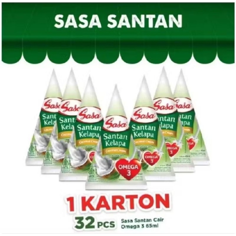 

sasa santan 1 dus isi 32 pcs