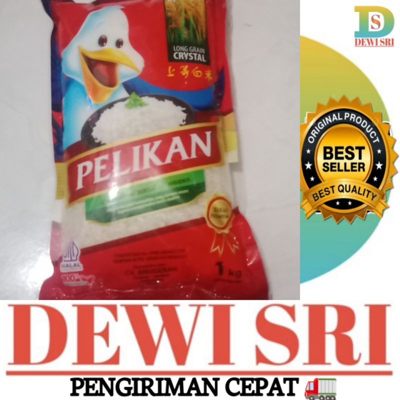 

Beras Premium PELIKAN 1Kg Beras Packing Pabrik