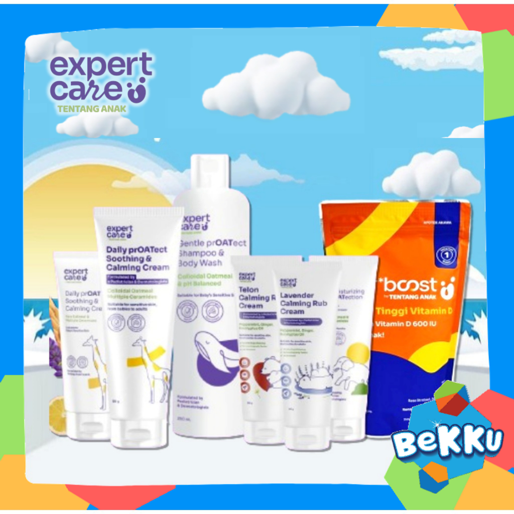 Expert Care Baby Care Series - Sunscreen - Moisturizer Cream Lotion - 2In1 Wash - Gummy Vit D- Bekku
