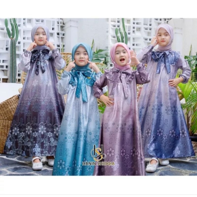 Gamis muslim anak gamis premium anak dior silk