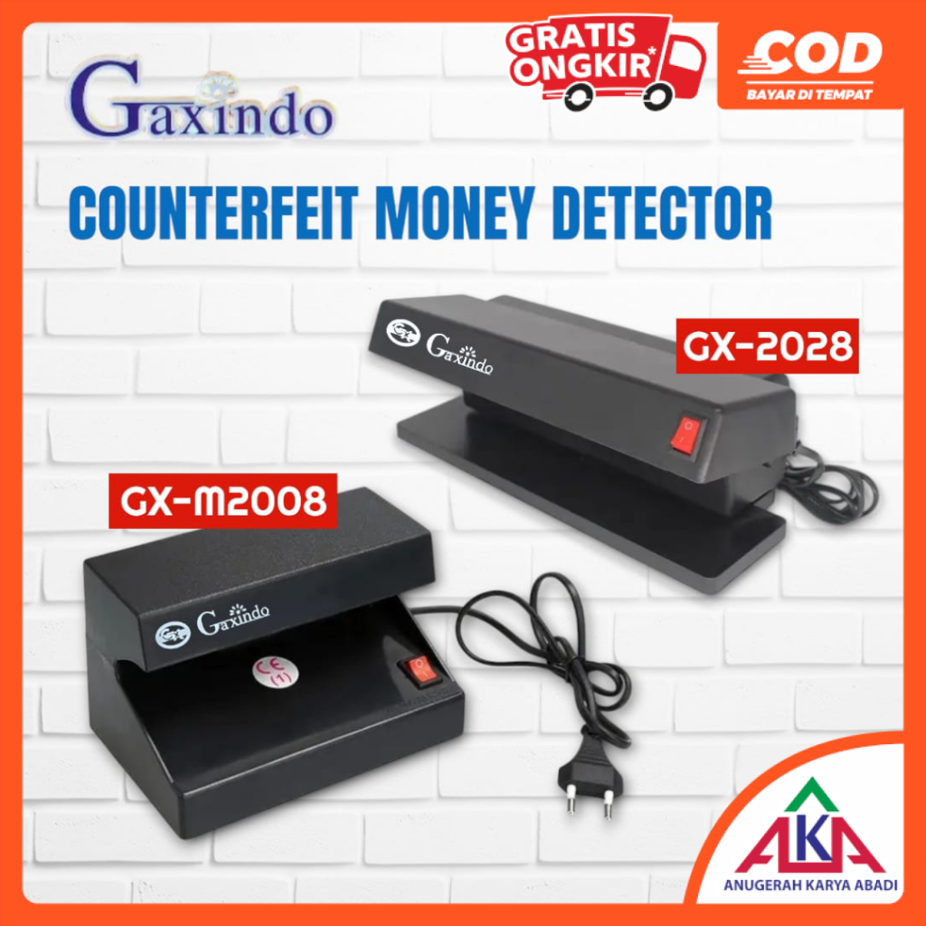 GAXINDO Counterfeit Money GX-M2008 / GX-2028 Detector Alat Pendeteksi Uang Palsu