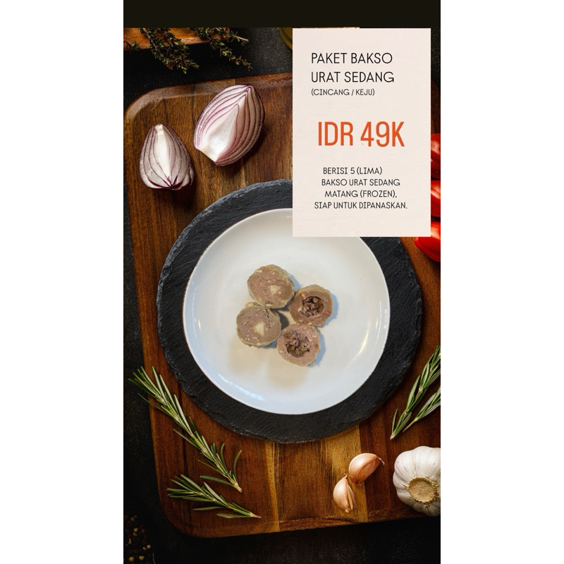

Paket Bakso Urat Sedang