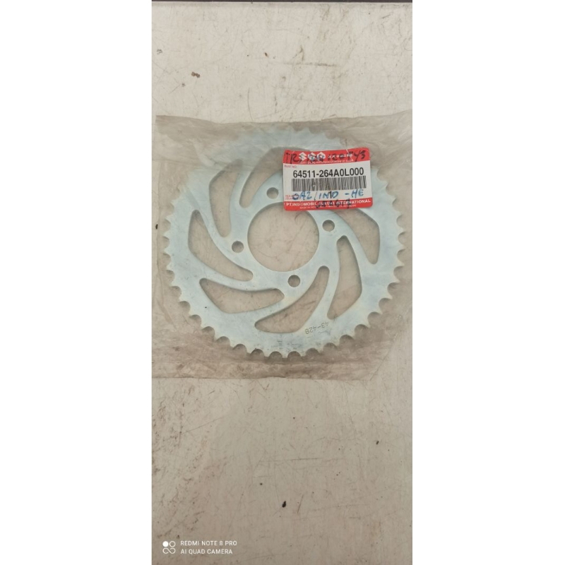 gear belakang satria 2tak ukuran 428/43