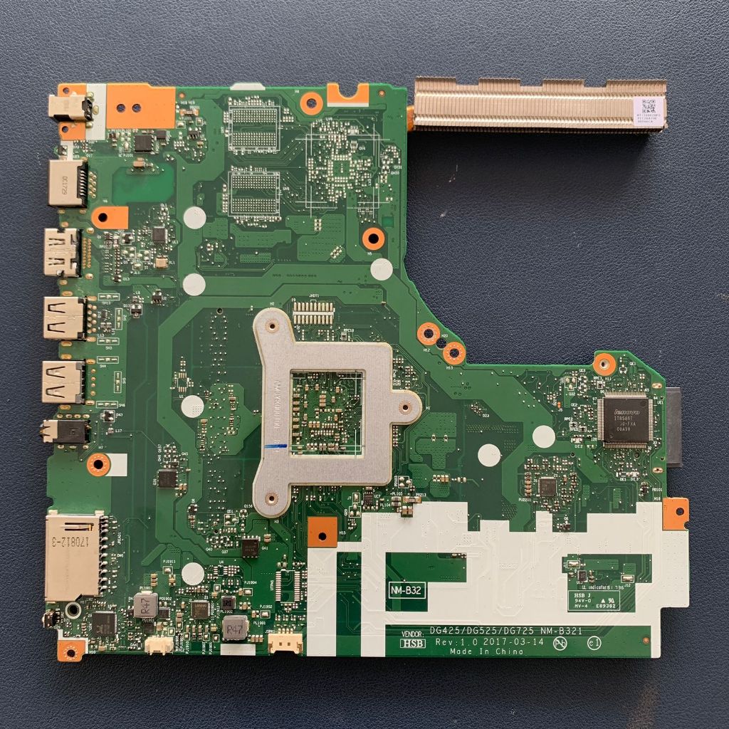 Motherboard Laptop Lenovo Ideapad 330-14AST amd A4 Normal Original Copotan