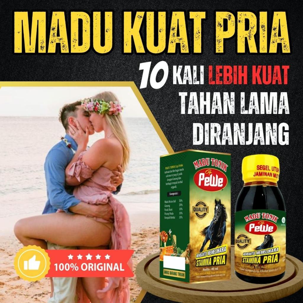

Madu Tonik Pewe Asli Madukuat Herbal Stamina Tahan Lama Pria untuk Malam Hebat Bersama Pasangan