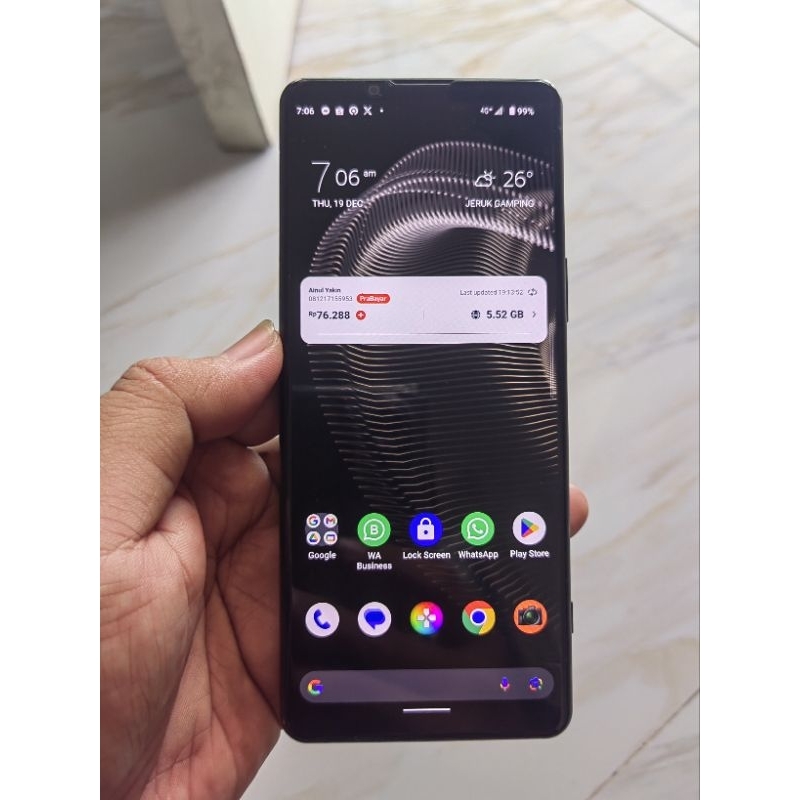 Sony Xperia 5 iii A103SO 8/128 GB beacukai unit only