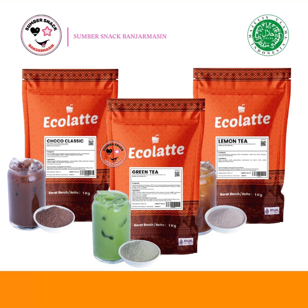 

Ecolatte Bubuk Minuman (1kg) (36 Varian Rasa)