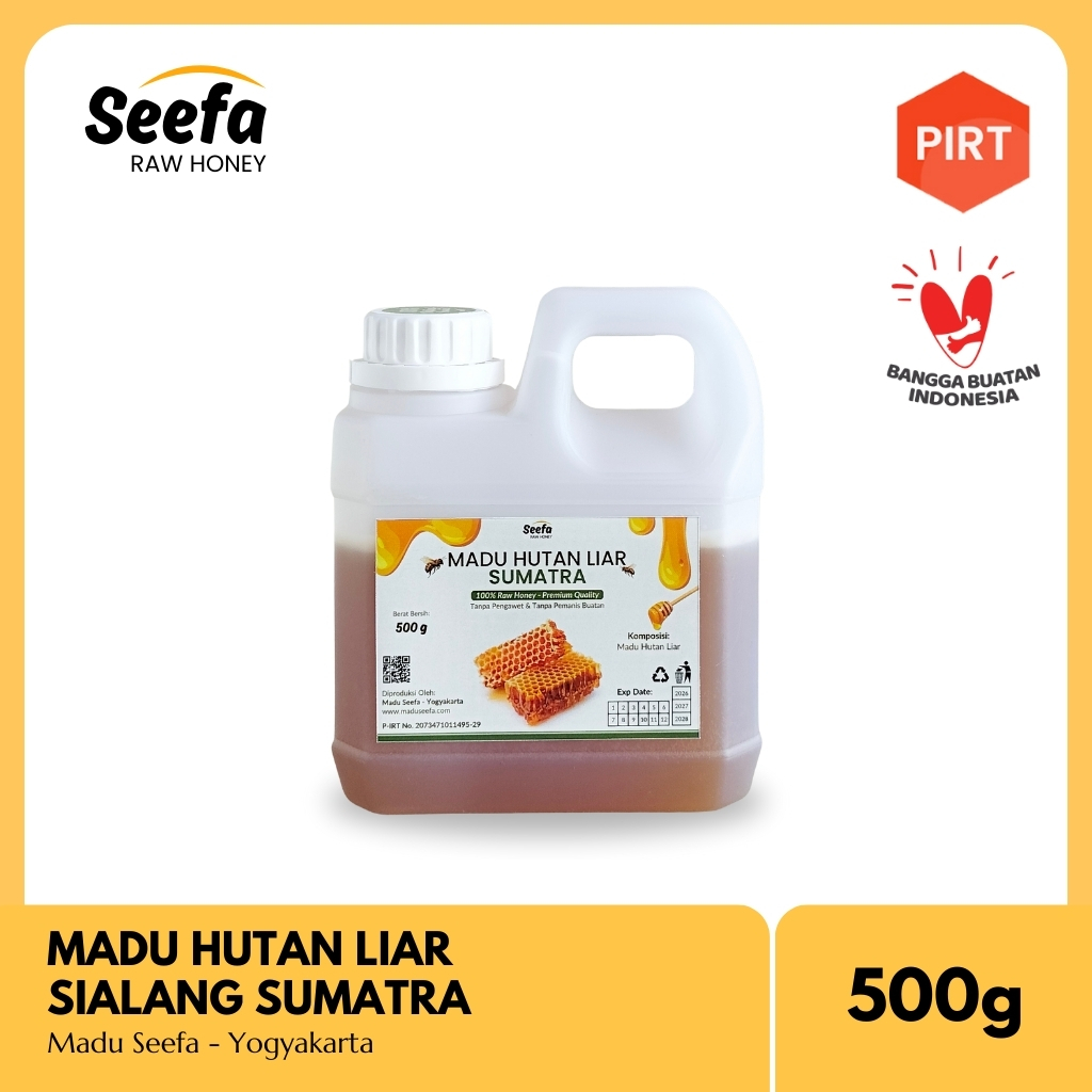 

Madu Hutan Liar Sialang Sumatra Seefa 500g Asli Murni Free Sendok Kayu