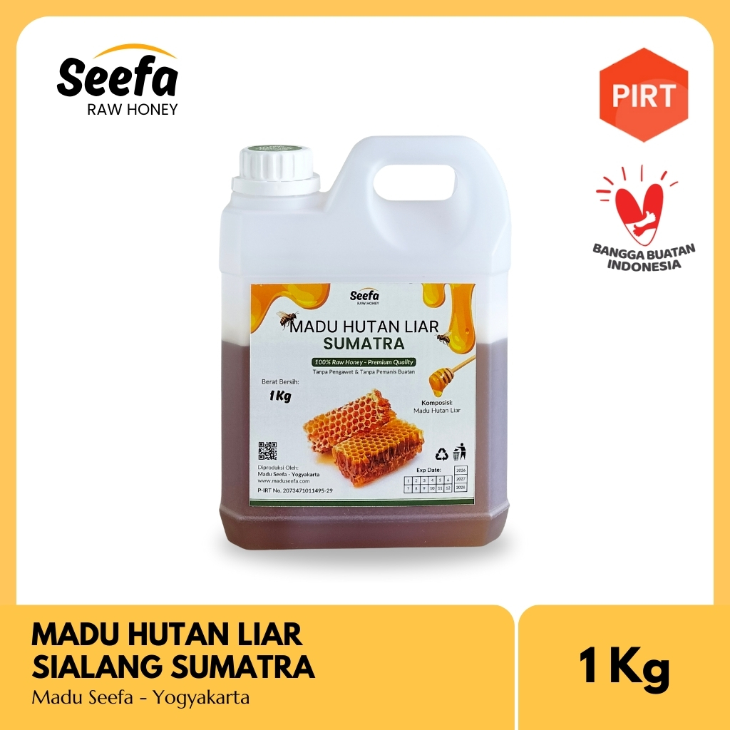 

Madu Hutan Liar Sialang Sumatra Seefa 1 Kg Asli Murni Free Sendok Kayu