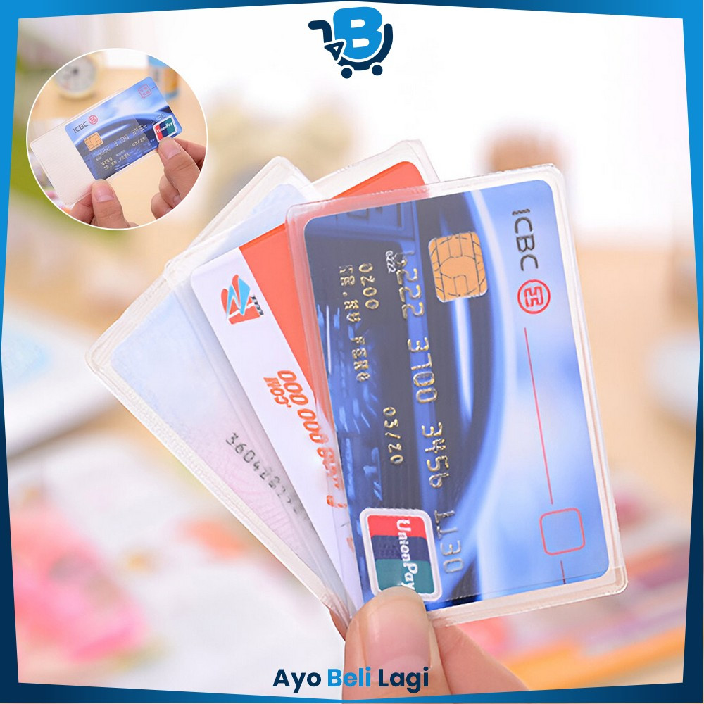 

Plastik Pelindung Kartu ATM SIM KTP Serbaguna / Sampul Cover Pelindung Credit Card Anti Gores ABL C1203