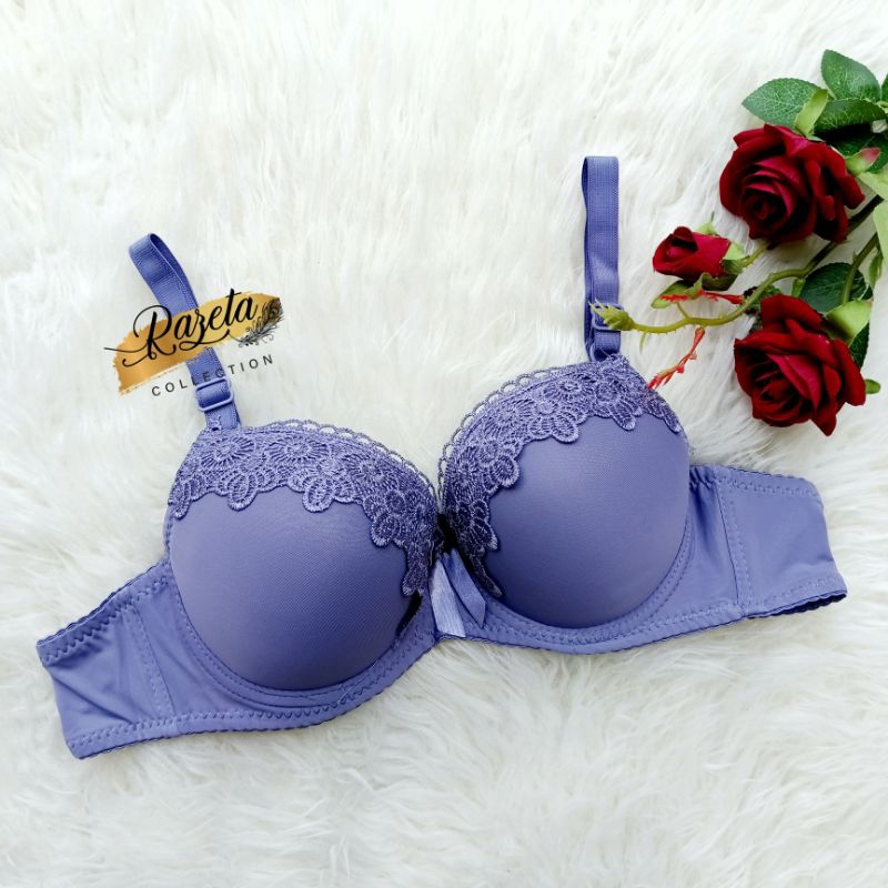 BRA BH WANITA PAKAI KAWAT CUP B-C BUSA TEBAL SIZE 38-48