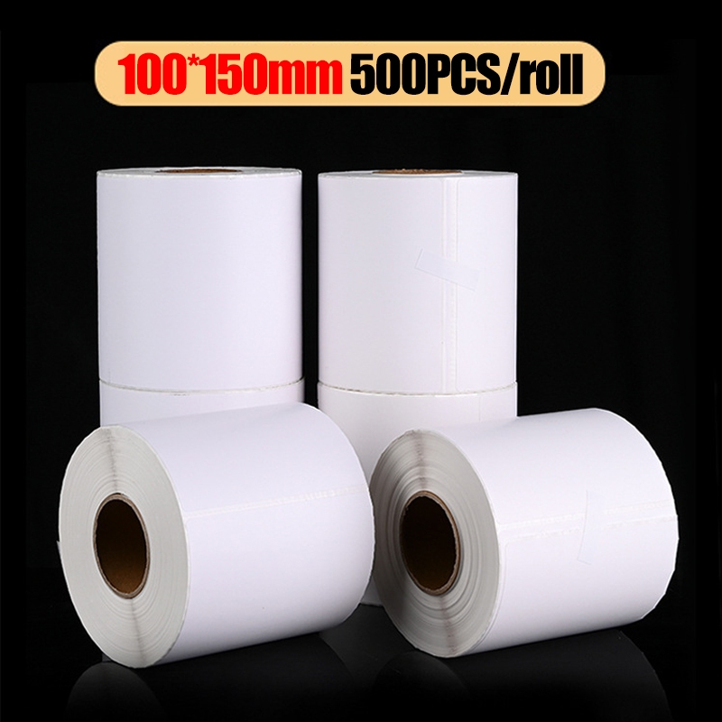 

【Ready Stock】Kertas Thermal 100x150 isi 500 / Thermal Paper 100x150mm/Roll Kertas Label Sticker