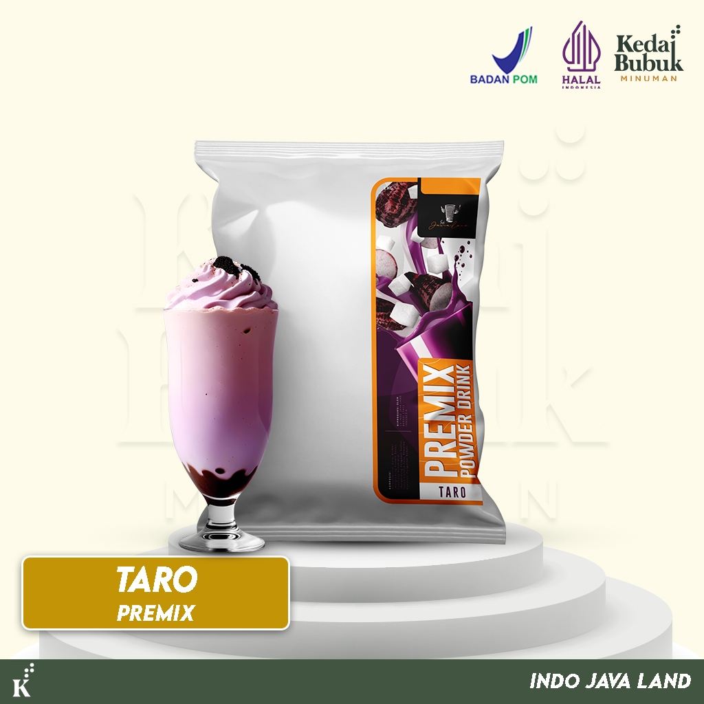 

Javaland Bubuk Minuman Rasa Taro 1Kg - Premix | Bubble Powder Drink Boba