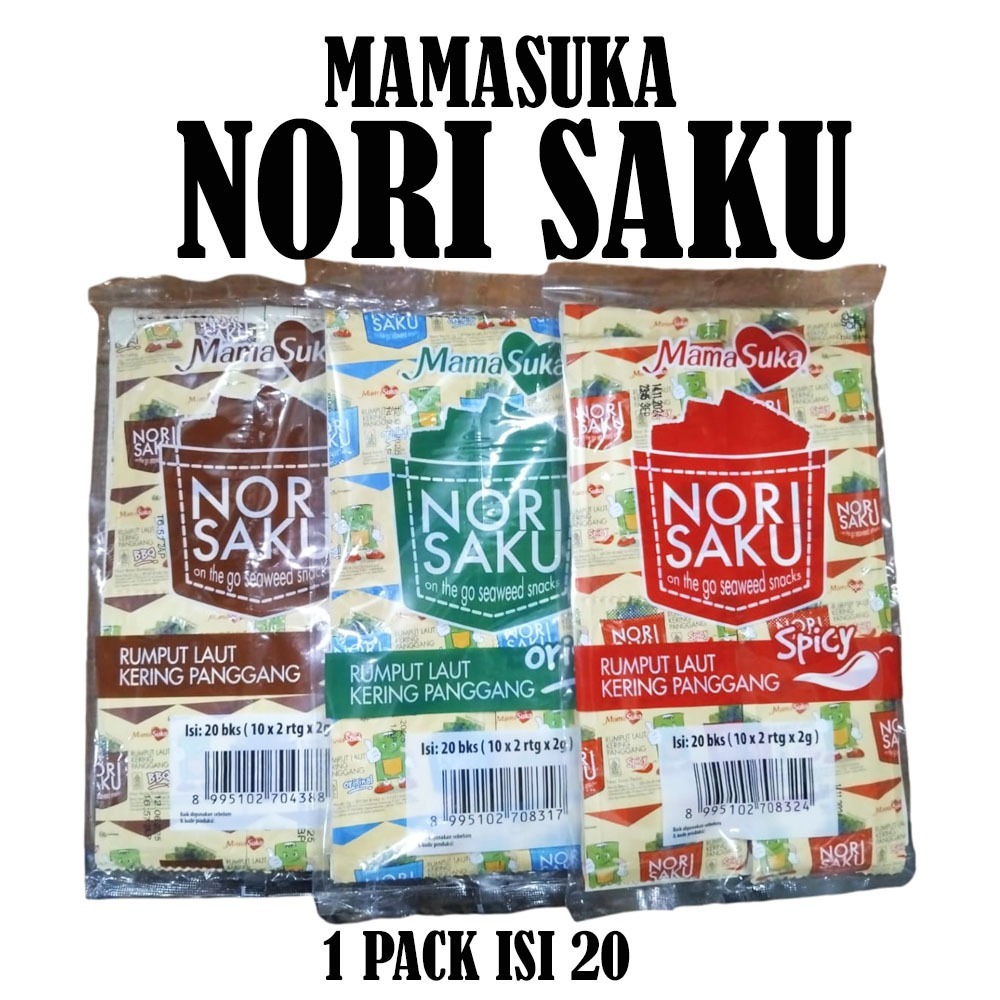 

MAMASUKA NORI SAKU PACK ISI 20 SACHET