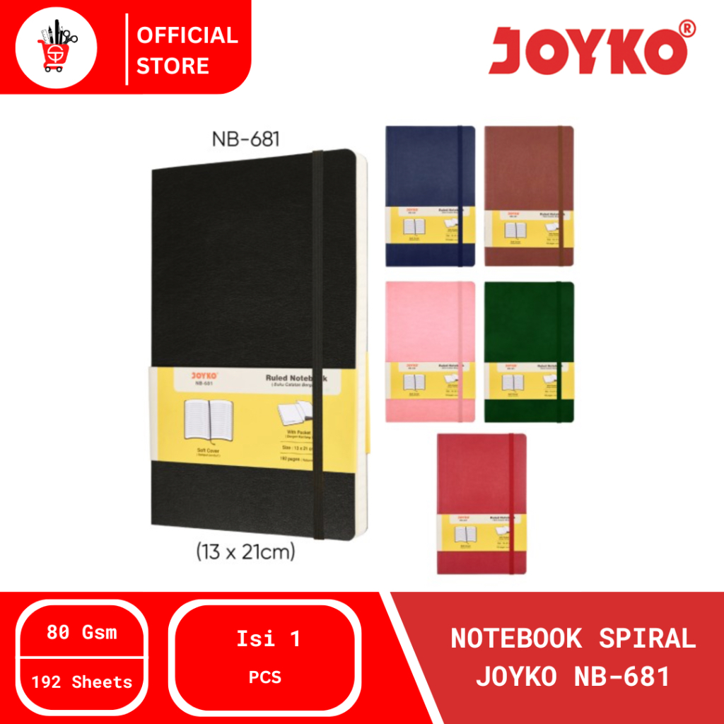 

Ruled Notebook | Buku Bergaris | Notebook Joyko NB-681 (1 PCS)