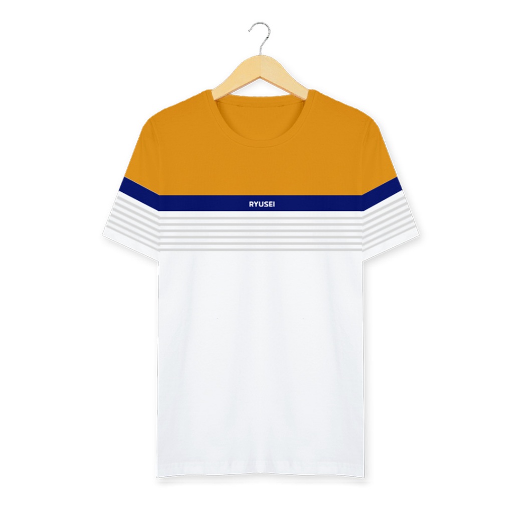 Ryusei Kaos Pria Kyomizu CMB Mustard