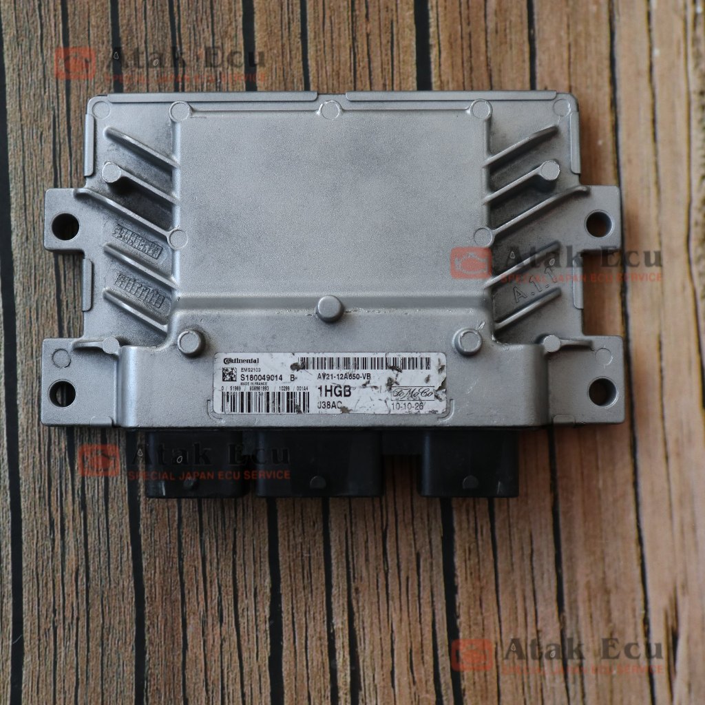 PCM Ford Fiesta 1.6L - EMS2103 Continental - FoMoCo ECU ECM Engine Control Module