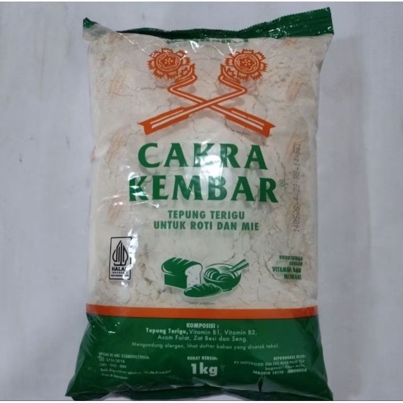 

CAKRA KEMBAR TEPUNG TERIGU 1 KG