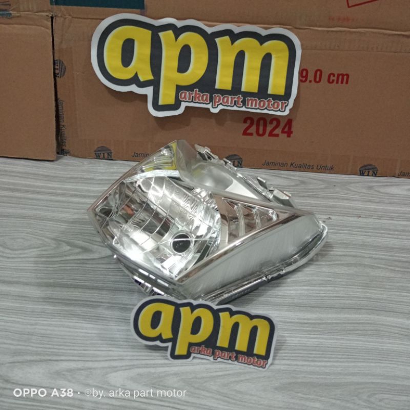 WIN - LAMPU DEPAN BEAT KARBU | REFLEKTOR LAMPU DEPAN BEAT KARBU | LAMPU BEAT KARBU