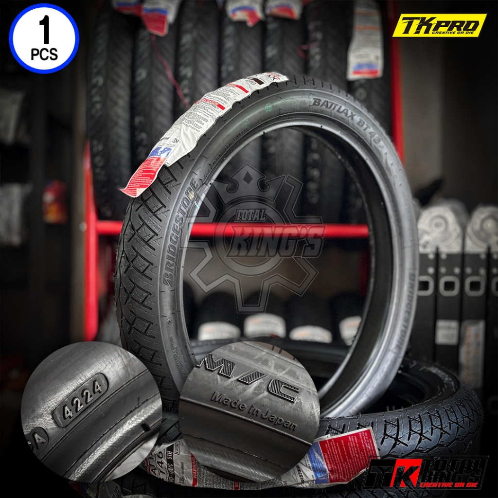 BAN BATTLAX BRIDGESTONE RING 18 BT46 90/90 RXKING RXS Universal OK | PRODUKSI TAHUN 2025