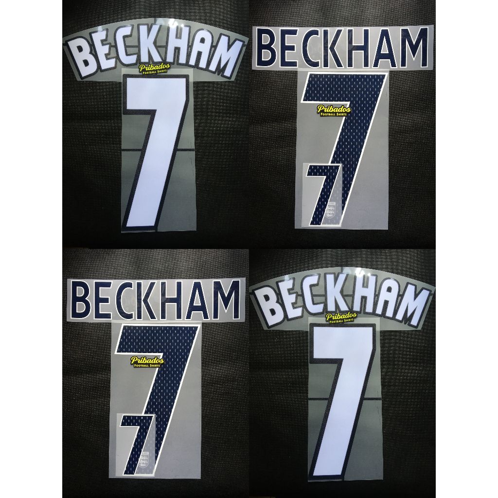 Nameset NNS (Beckham) MU Inggris