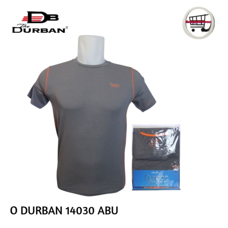 DURBAN Kaos Oblong Pria DU 14030 Abu Isi 1 Pcs