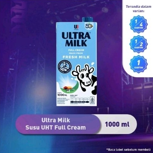 

UHT ULTRA MILK COKELAT & PLAIN 1 LITER - SUSU UHT PLAIN & COKELAT