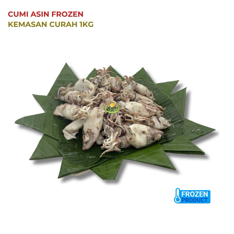

Cumi Asin Frozen - Kemasan Curah 1KG