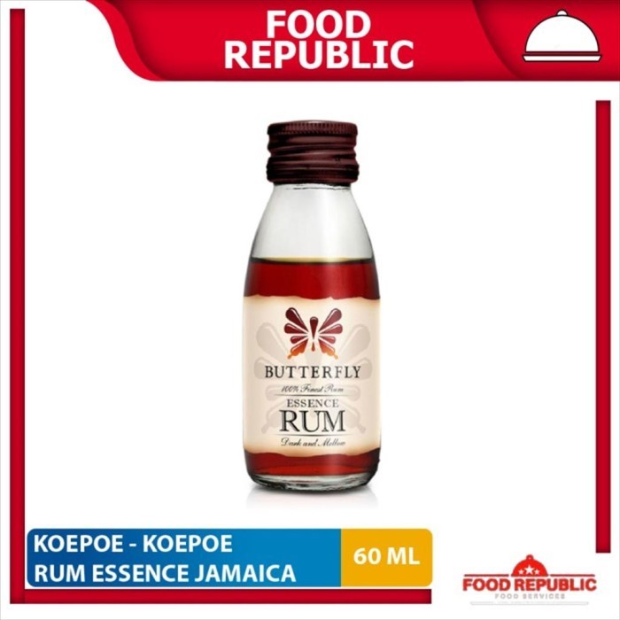 

Koepoe Koepoe Rum Jamaica 60 ml Butterfly Rhum Essence Bahan Kue