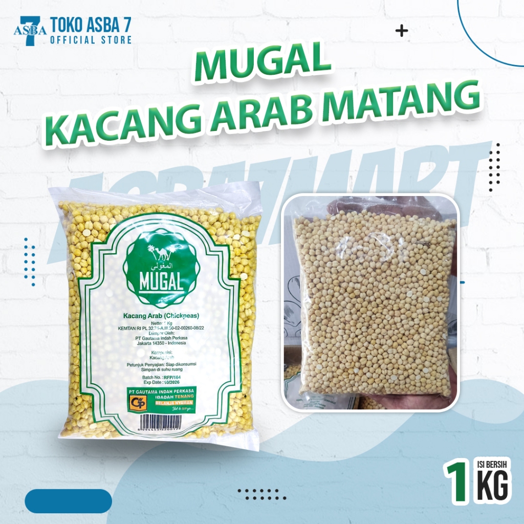 

KACANG ARAB MUGAL 1 KG