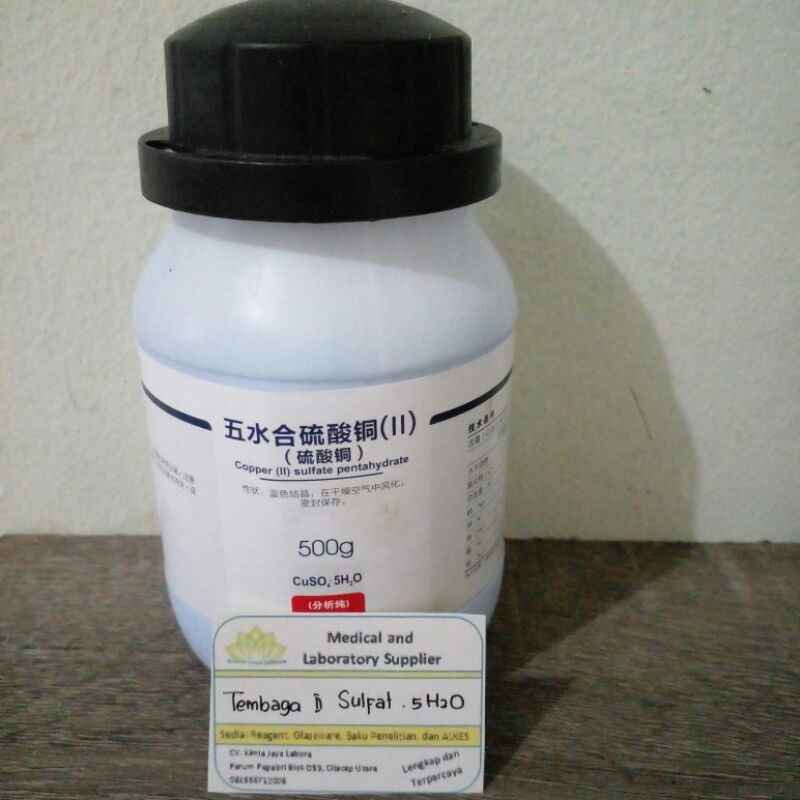 CuSO4.5H2O 20 gram Pro Analisis _ Tembaga II Sulfat _Copper II Sulfat 20 gram