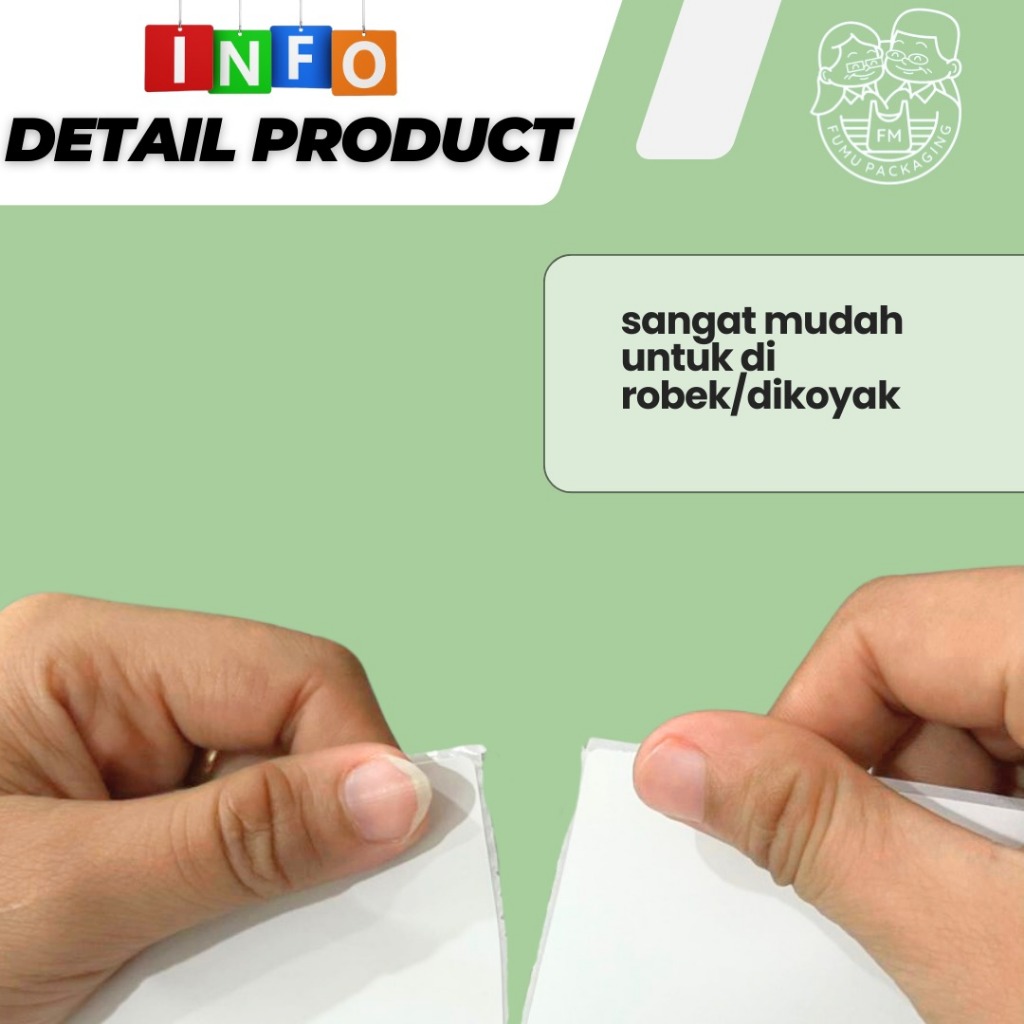 

RB Sticker Label Thermal / Kertas Thermal Barcode Premium 100x100mm Isi 500pcs Lem Kuat Waterproof