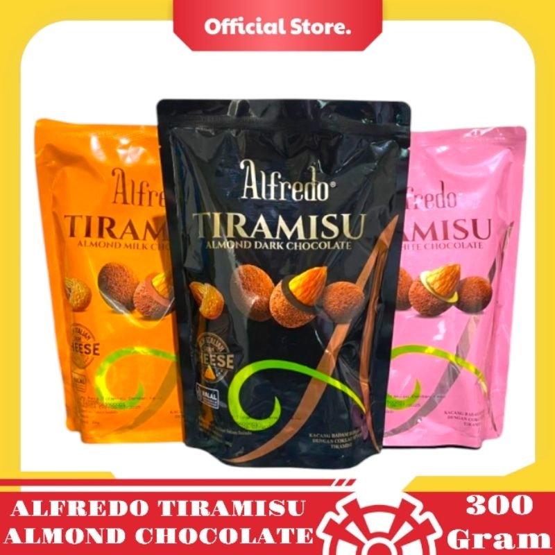 Alfredo Tiramisu Almond Chocolate 300 Gram