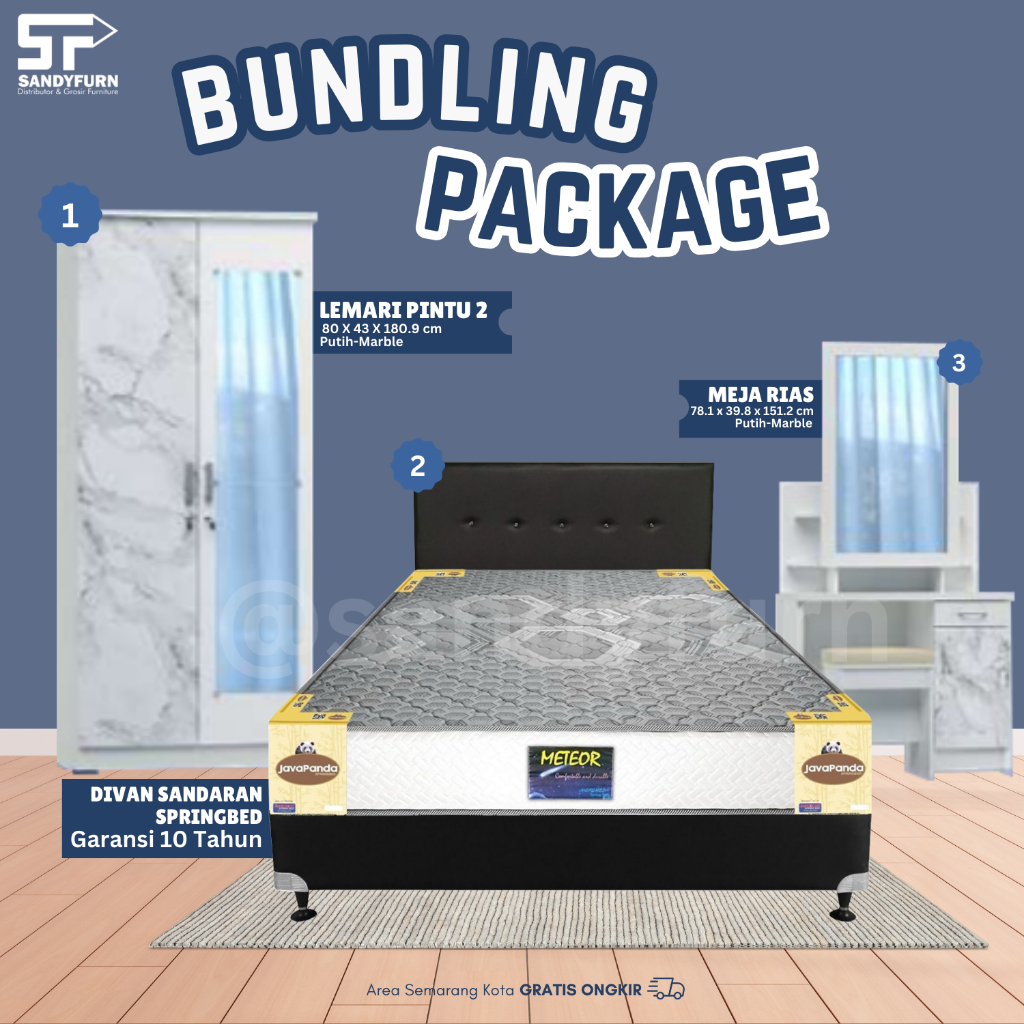 Paket Kamar Tidur / Paket Bundling Furniture / Paket Furniture / Paket Hemat / Paket Isi Kamar