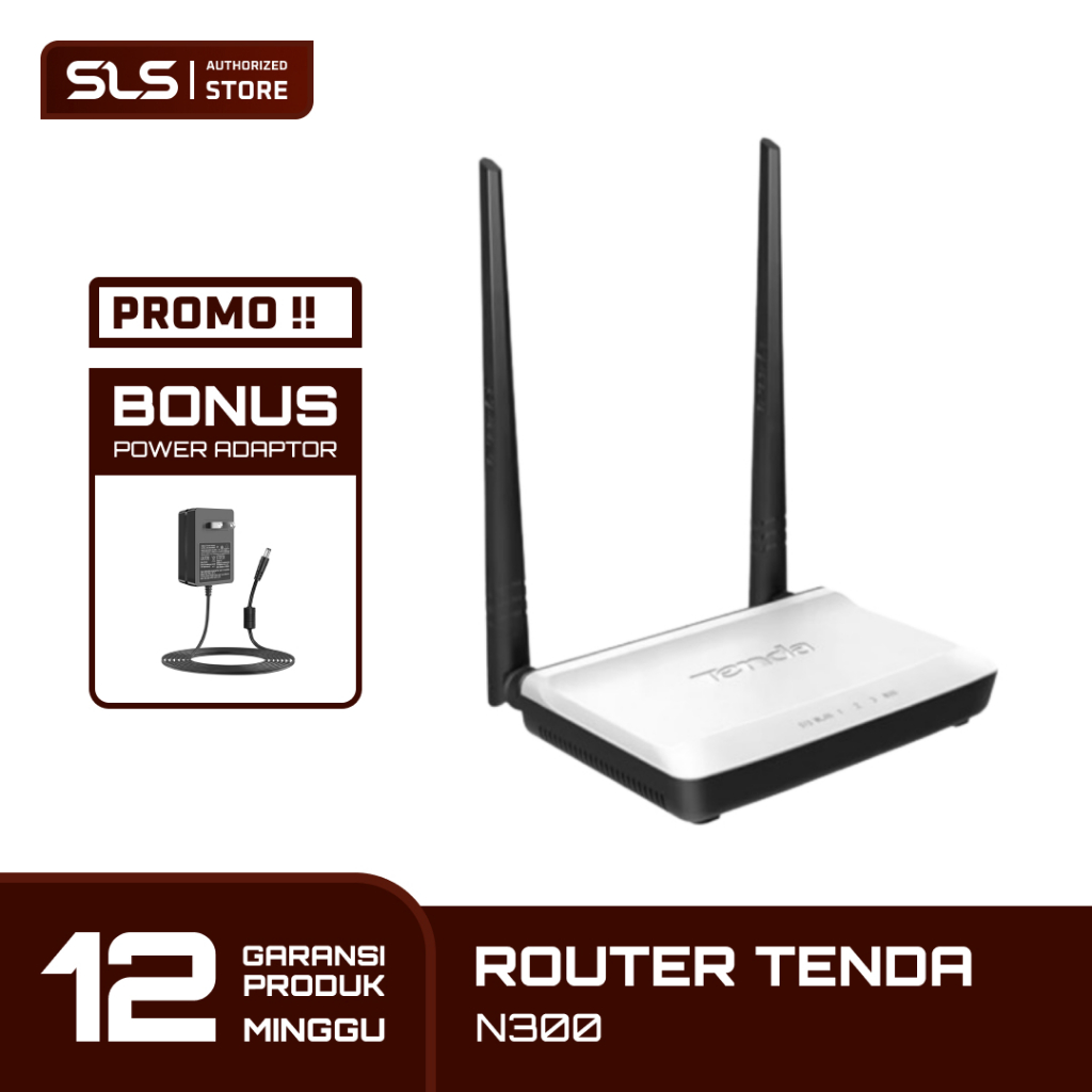 Router Tenda N300 Access Point Wireless Router WiFi 300Mbps Bekas