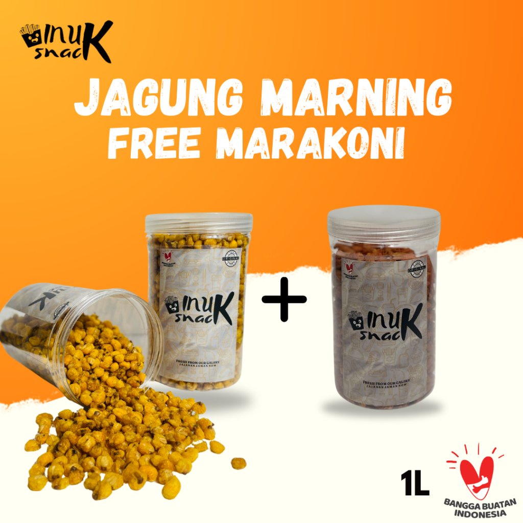 

JAGUNG MARNING FREE MAKARONI I 1 Liter I Inuksnack