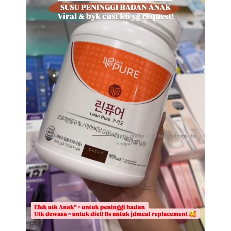 

SHOPWITHLEV - susu livepure peninggi badan anak