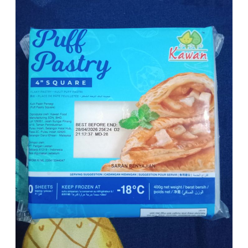

kawan puff pastry isi 10 lembar (Square)