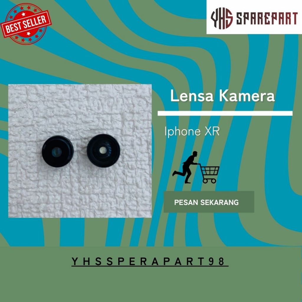 Lensa Kamera Belakang iPhone XR Original