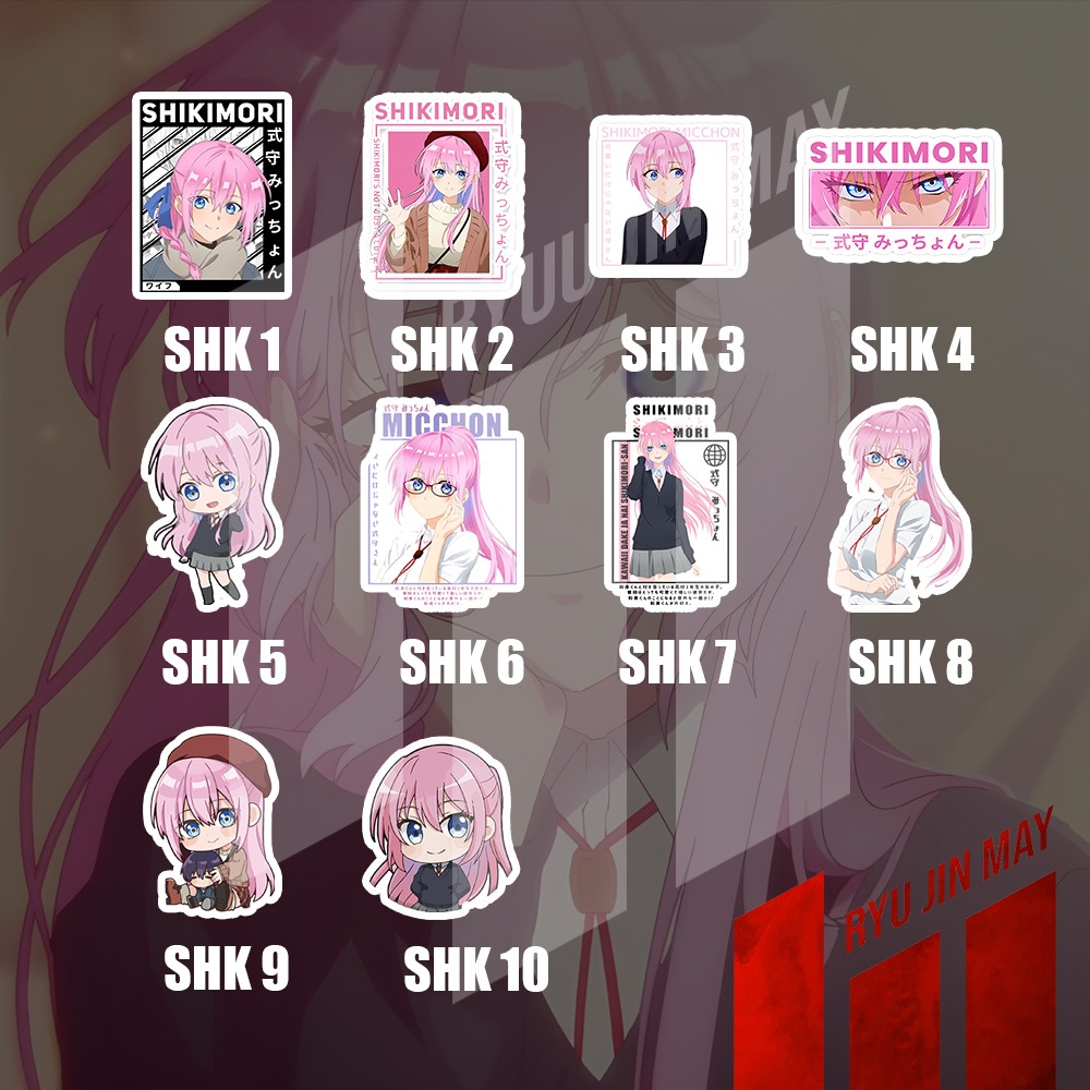 Sticker Anime - Kawaii dake ja Nai Shikimori-san