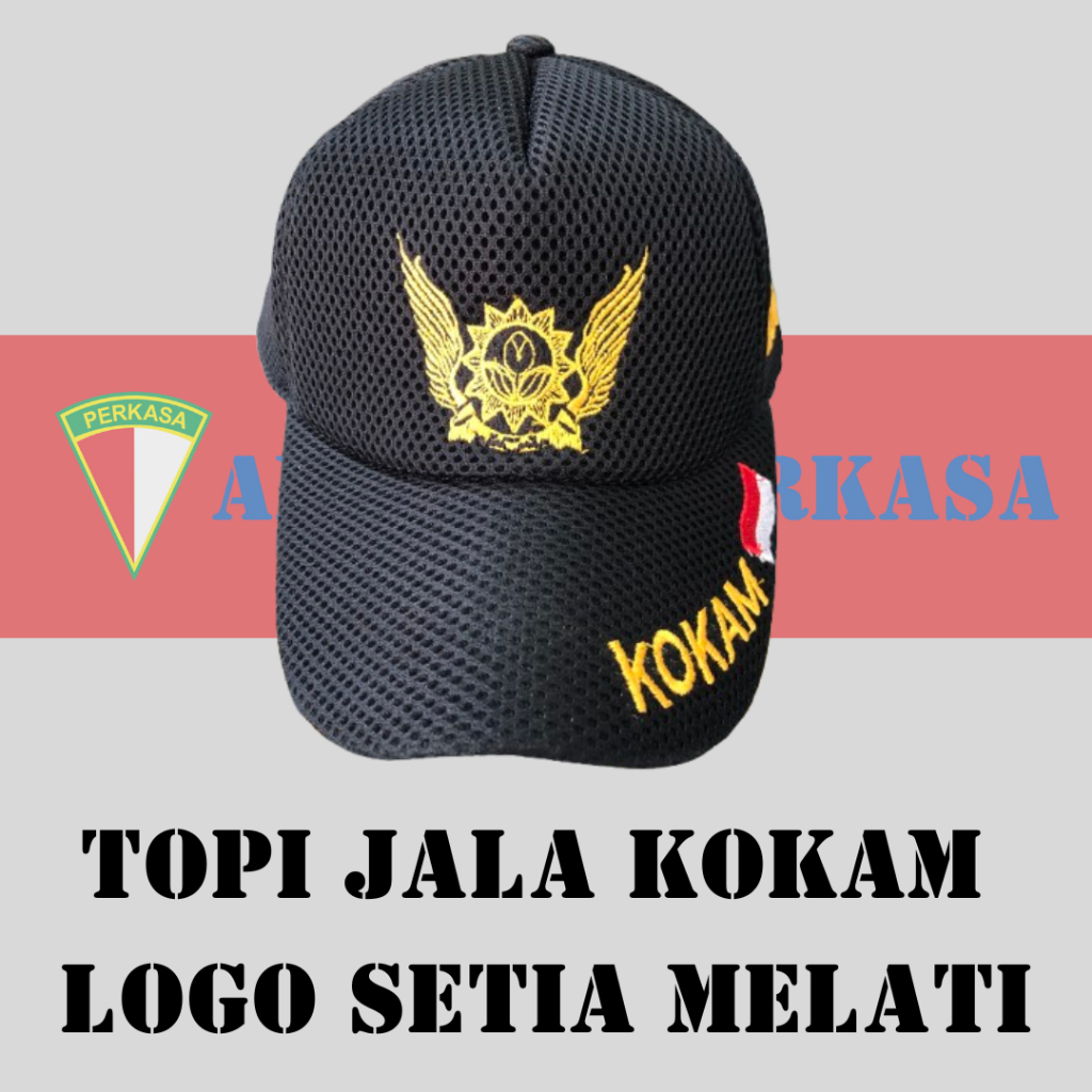 Amanat Perkasa-Topi Jala Kokam Logo Setia Melati