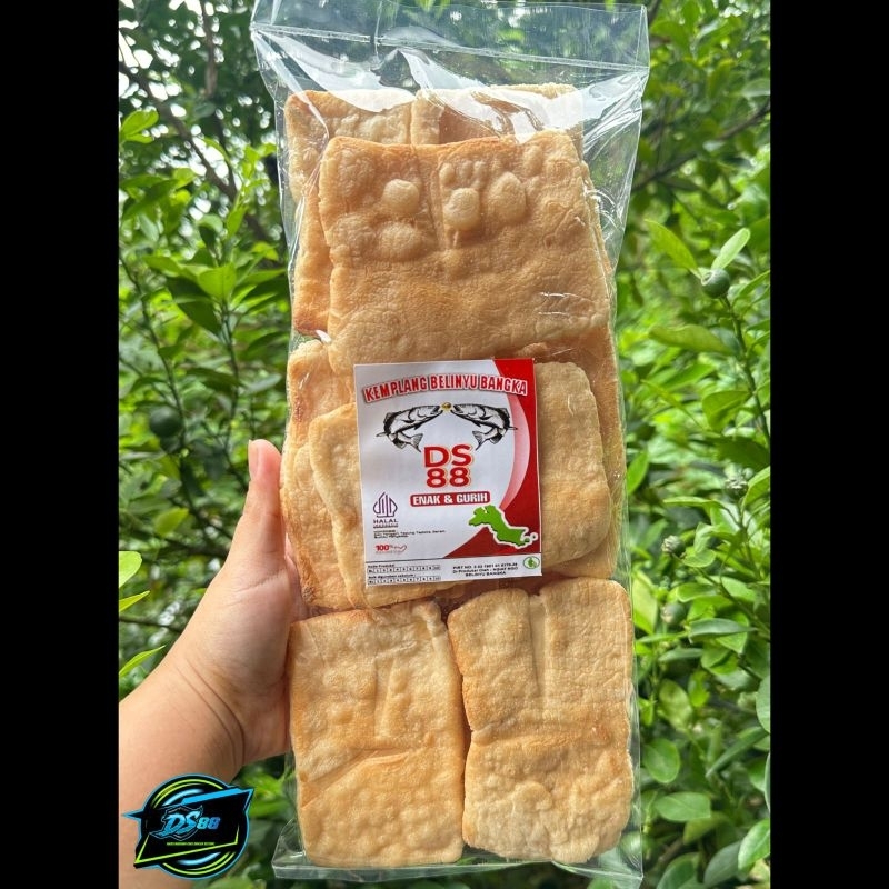

Kemplang Panggang Ikan Tenggiri asli Belinyu DS 88 ( KOTAK )