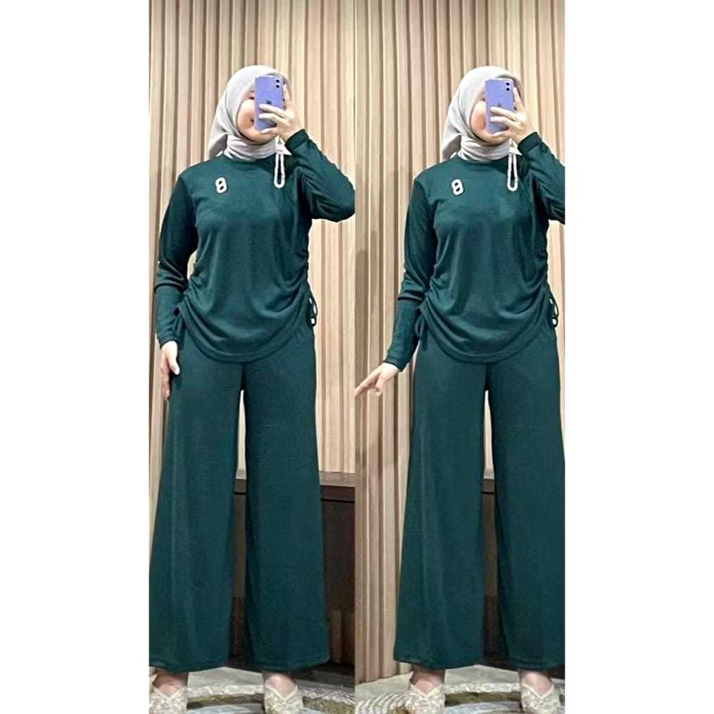 YC - ONE SET SERUT TALI KNIT / SETELAN WANITA / ONE SET SERUT KNIT PREMIUM / ONESET KEKINIAN