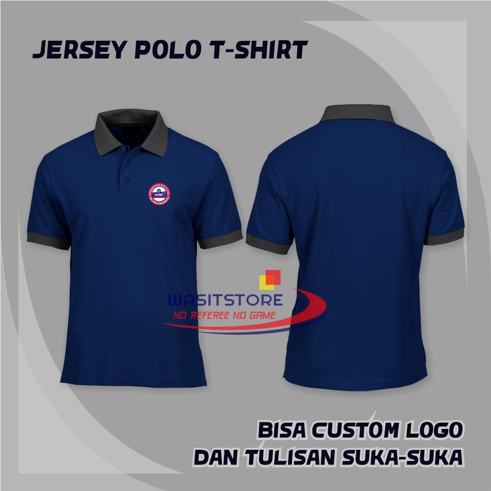 JERSEY KERAH POLO T-SHIRT CUSTOM / BAJU WANGKI HARIAN WASIT VOLI (PBVSI)