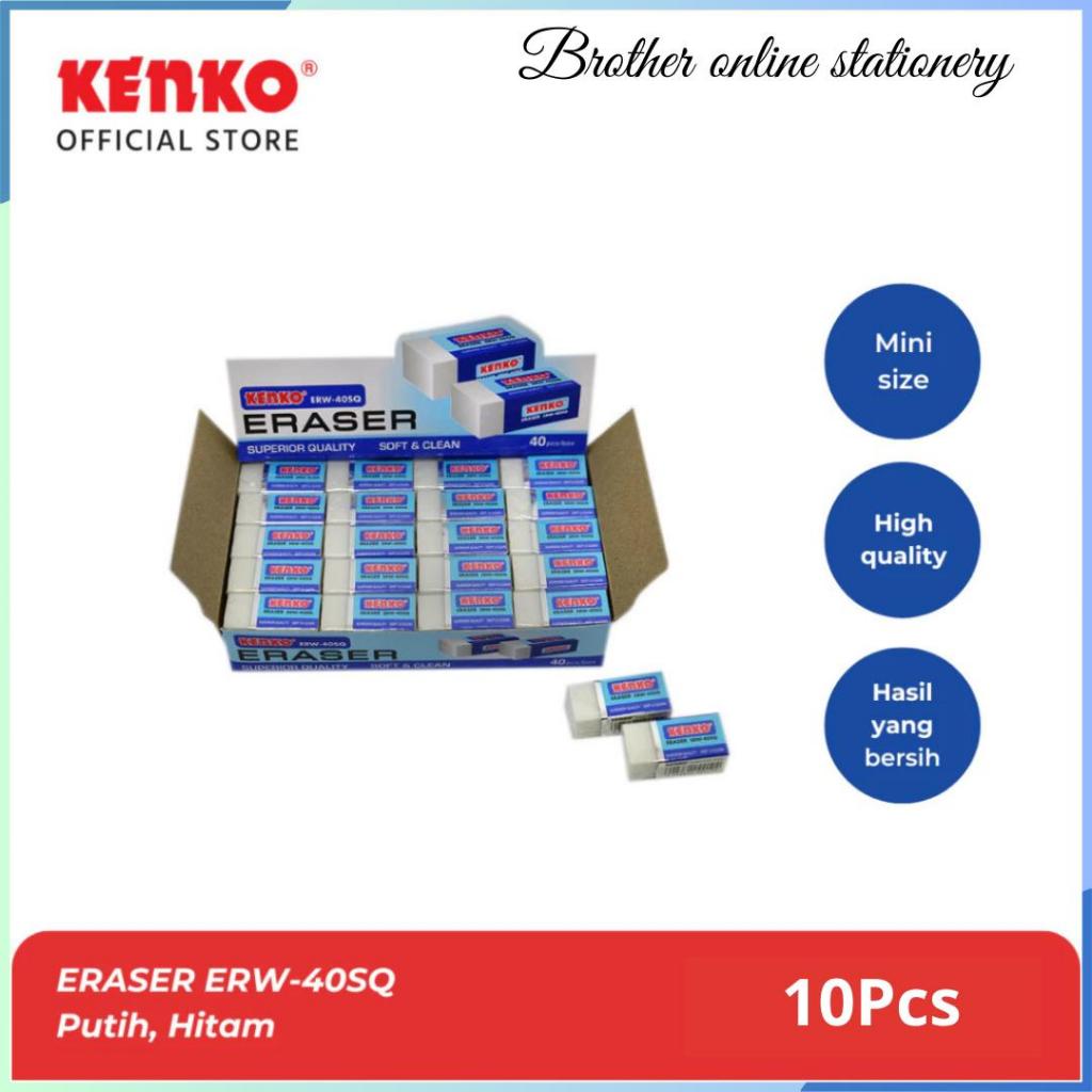 

BOS 10pcs Penghapus Kenko ER-40SQ Kecil/ Eraser/ Setip/ Correction Pensil