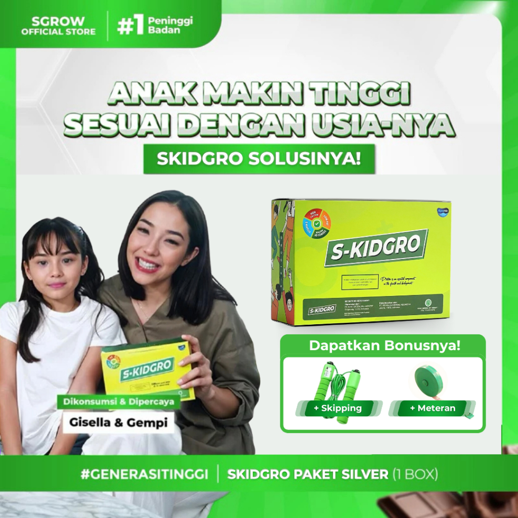 

S-KIDGRO Peninggi Badan Terbaik Untuk Anak 1 Box